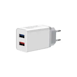 Зарядний пристрій XoKo WC-210 2.4 А USB білий (WC-210-WH) (WC-210-WH) - мініатюра 2