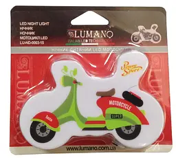 Нічник дитячий LED Мотоцикл 1,0 W LU-ND-0003-15 (240шт/ящ) TM LUMANO