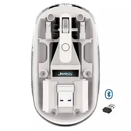 Комп'ютерний Мишка JEDEL WD131P Wireless 2.4G+BT бежевий