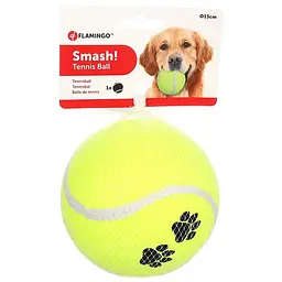 Flamingo Smash Tennis Ball фламінго сміш тенісний м'яч 13см іграшка для собак