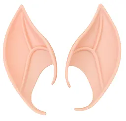 Аксесуар Ельфійські вуха накладні короткі Elf ears 12 см АEE 03