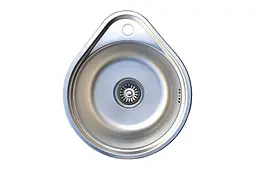 Кухонна мийка Romzha Lacrima Satin RO43513, Сірий