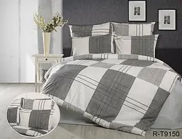 Комплект постільної білизни з компаньйоном (R-T9150) Євро TAG tekstil pbe0036784 - мініатюра 1