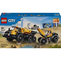 Конструктор LEGO City Самоскид і фронтальний ковшовий навантажувач (60494) - мініатюра 2