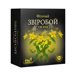 Фіточай "Звіробій і м'ята", 20 ф/п