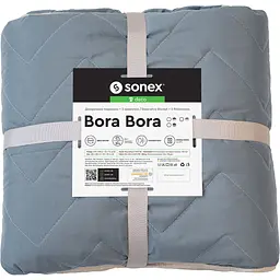 Набір Sonex Bora Bora: декоративне покривало 220х240 см + 2 наволочки 50х70 см сірий з бежевим (SO102398) - мініатюра 11