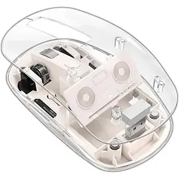 Миша Hoco GM29 Crystal White [136152] - мініатюра 3