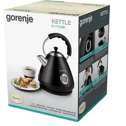 Електрочайник Gorenje K 17 CLBK (6551976) - мініатюра 3