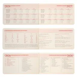 Щотижневик 10 х 17 см Leo Planner датований 2026 Bloom інтегральний 128 сторінок (252714) - мініатюра 9