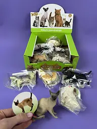 Фігурки котиків тваринок TBS081 р-р 7*6 см, 36-дисп бокс по 12 шт.,20*7,5*18см - мініатюра 2