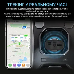 Автомобільний GPS-трекер SinoTrack ST-909 у автомобільний прикурювач, зарядний пристрій USB-A та USB-C - мініатюра 6