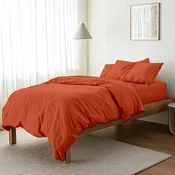 Дитяча постільна білизна в ліжечко ORANGE, помаранчевий (Ranfors103_Orange_Orange_140) - мініатюра 3