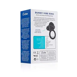 Ерекційне кільце EasyToys Bunny Vibe Ring 7.4 см (чорний) - мініатюра 9