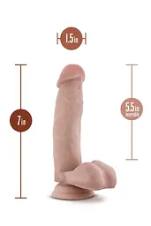 Фалоімітатор Blush Dr. Skin - Dr. Mark, 17.7 см (тілесний) - мініатюра 3