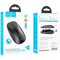 Миша Hoco GM15 Art dual-mode business wireless mouse чорна - мініатюра 2