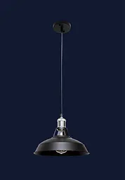Світильник підвісний Levistella 7526857F1-1 BK(270), E27, 60W, чорний метал, лофт стиль - мініатюра 2