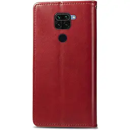 Шкіряний чохол-книжка GETMAN Gallant (PU) для Xiaomi Redmi Note 9 / Redmi 10X Червоний - мініатюра 2