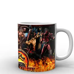 Кухоль GeekLand Mortal Kombat Мортал Комбат воїни MK.02.04 330 мл білий - мініатюра 2