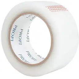 Скотч пакувальний Profi, 45 мм x 200 м, 40 мкм, прозорий