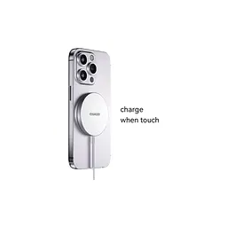Зарядний пристрій Essager 2-in-1 wireless charger 15W magnetic for phone and earphones (EWXCX-YT02-Z) - мініатюра 3