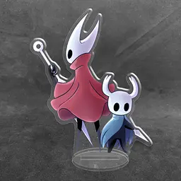 Акрилова колекційна фігурка Hollow Knight (Полий Лицар) (Хорнет та Лицар) 15 см - мініатюра 2