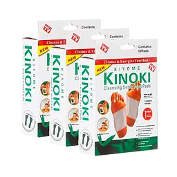 Пластирі Kinoki, детокс-пластирі для виведення токсинів, 30 штук (3 упаковки по 10 шт) - мініатюра 3