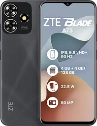 Смартфон ZTE Blade A73 4/128GB Black (Global)