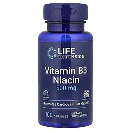 Ніацин Vitamin B3 Niacin, 100 капсул Life Extension vit0004477