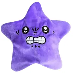 М'яка іграшка A-Toys Зірочка, що стрибає, зла 22 см фіолетова - мініатюра 2