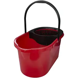 Набір для прибирання Zambak Plastik відро та швабра 13 л червоний (ZP-281r) - мініатюра 3