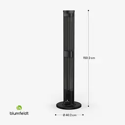Інфрачервоний обігрівач Blumfeldt BlazeTower (10046339) - мініатюра 2