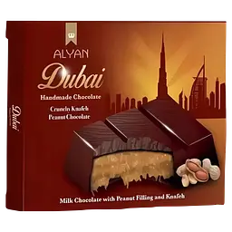 Дубайський шоколад Alyan Dubai Peanut з арахісовою пастою 100 г - мініатюра 2