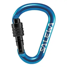 Карабін Salewa HMS Screw G2 Medium Чорний-Синій