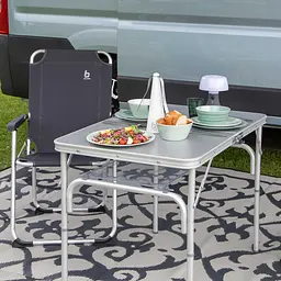 Стіл Bo-Camp Premium 90x60 cm Сірий - мініатюра 5