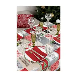 Скатертина Прованс Merry Christmas 220x132 см (4823093451438) - мініатюра 3