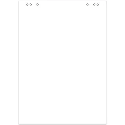 Блок паперу для фліпчартів BM.2296-00 нелінований 64 х 90 см