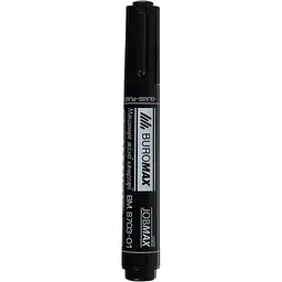 Маркер Buromax Permanent JOBMAX, round tip, black 2-4 мм (BM.8703-01) - мініатюра 2