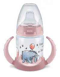 Поїльник з ручками Nuk First Choice Disney, з силіконовою насадкою, 150 мл, рожевий (3954050)