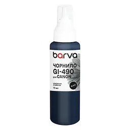 Чорнило Barva Canon GI-490 70 мл, special, pigmented, black (G490-507e)