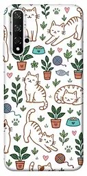 TPU чохол Demsky Cats pattern для Huawei Honor 20 / Nova 5T