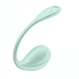 Віброяйце Satisfyer Smooth Petal м'ятний - мініатюра 3