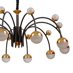 Люстра Brille молекула підвісна LED 90W WW+NW+CW BK+GD (BL-79S/20) - мініатюра 8