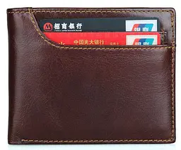 Чоловічий шкіряний гаманець Vintage 11,5x9,5 см acs0015359 - мініатюра 5