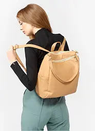 Жіночий рюкзак Sambag Trinity MZO Бежевий 34 х 31 х 15 см (28309026) - мініатюра 8