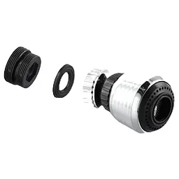 Насадка на кран, поворотний аератор для кухні ванної Semi Rotary Aerator, Хром два режими - мініатюра 5