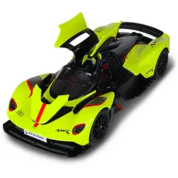 Автомодель - Aston Martin Valkyrie жовтий 1:18 (250937AMVKLG) - мініатюра 3