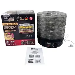 Сушарка для овочів та фруктів Zepline ZP-029 800 Вт Чорна - мініатюра 5