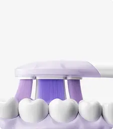 Насадки м'які набір 3 штуки для зубної щітки Xiaomi Oscillation Electric Toothbrush Replacement Heads (Soft) - мініатюра 5