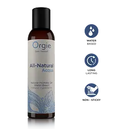 Лубрикант на водній основі Orgie All-Natural Acqua 150 мл - мініатюра 3