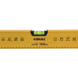 Рівень магнітний 3 капсули + поворотна капсула 2 рукоятки 120см SIGMA (3717151) - мініатюра 5